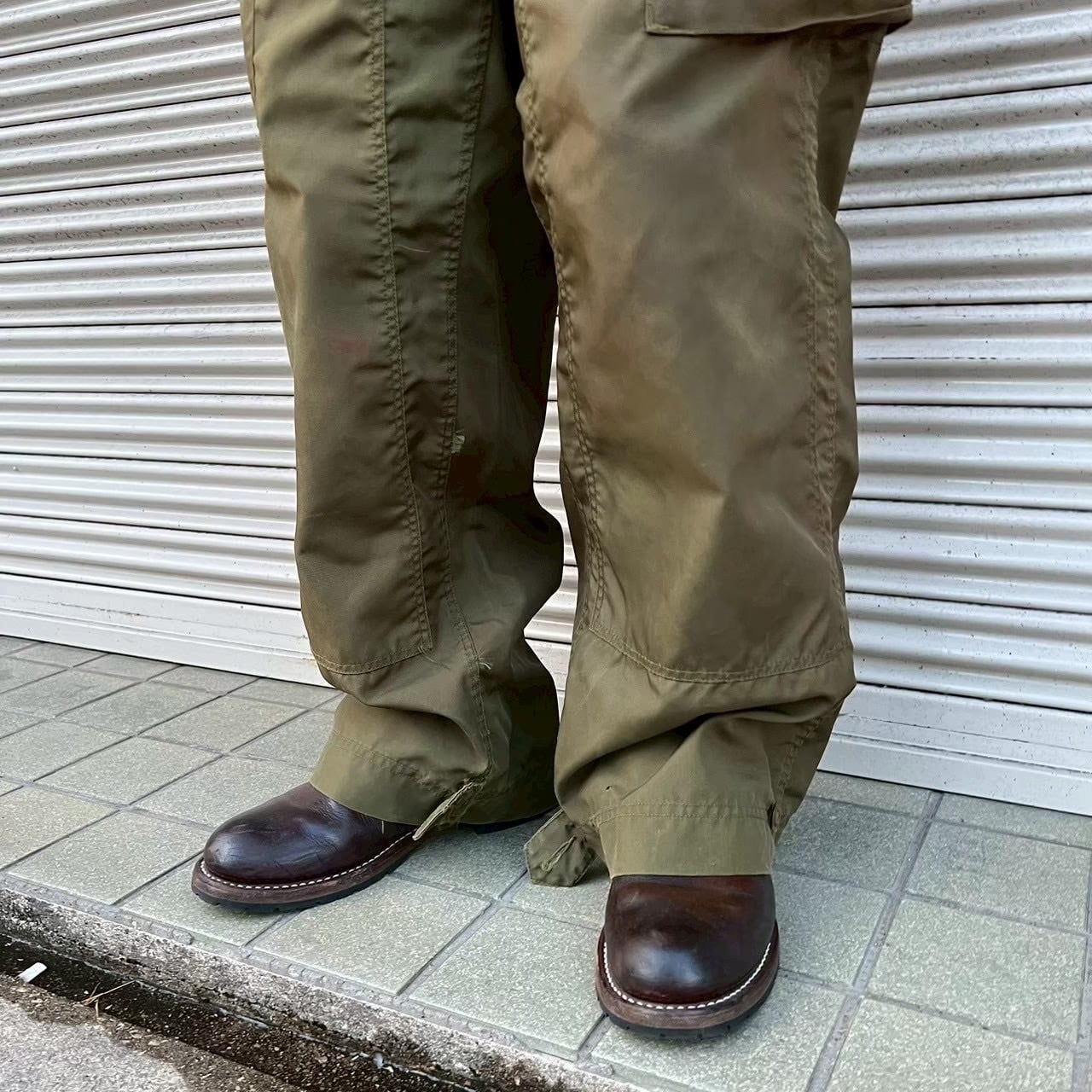 60s カナダ軍 実物 オーバーパンツ ウィンドプルーフ W108cm XL