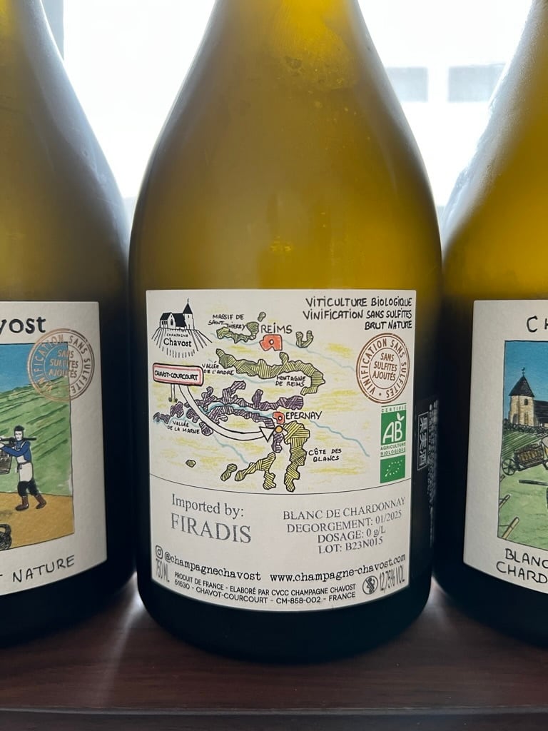 新VT【シャヴォスト】ブラン・ド・シャルドネ  NV (2023)