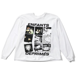 【ENFANTS RICHES DEPRIMES】Zurich Grid LS T-ShirtWHITEBLACK