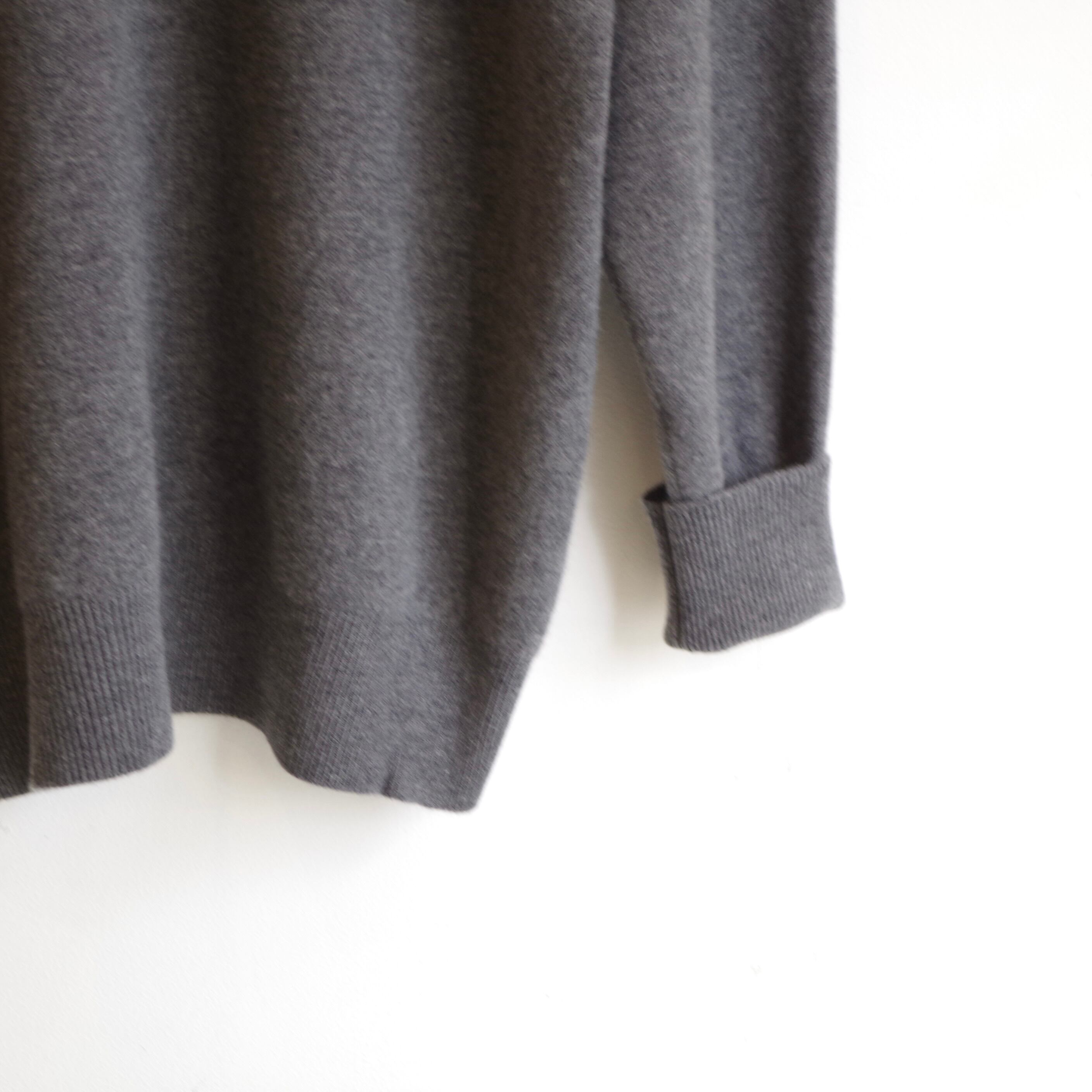 PERSONAL MATTERS PROJECT N°05 MERINO WOOL POLO NECK SWEATER DARK