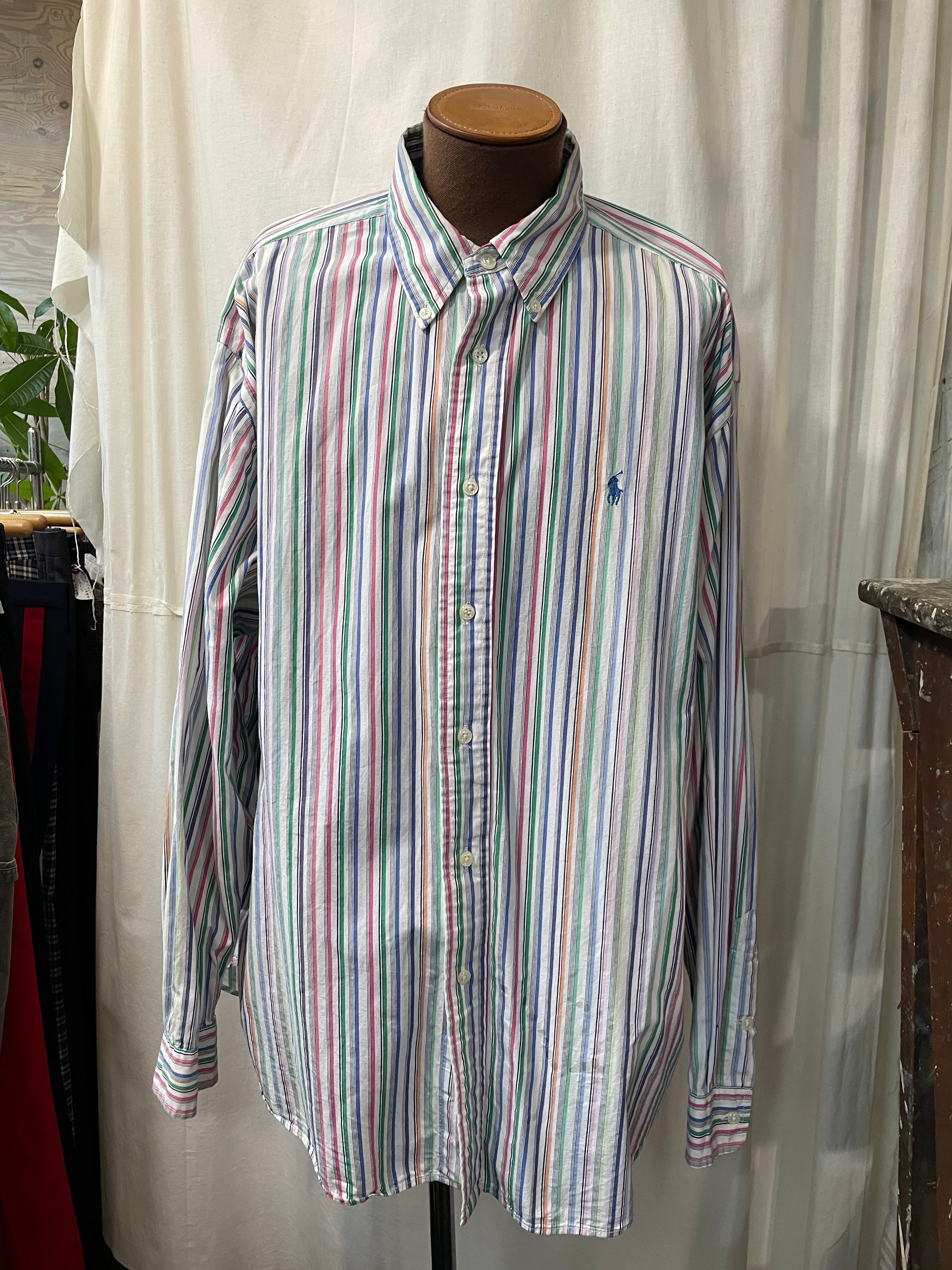 POLO Ralph Lauren ラルフローレン マルチカラーストライプBDシャツ