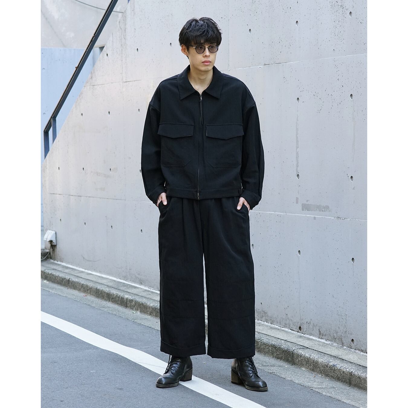 The Viridi-anne] (ザヴィリディアン) VI-3966-06 COTTON/LINEN JACKET