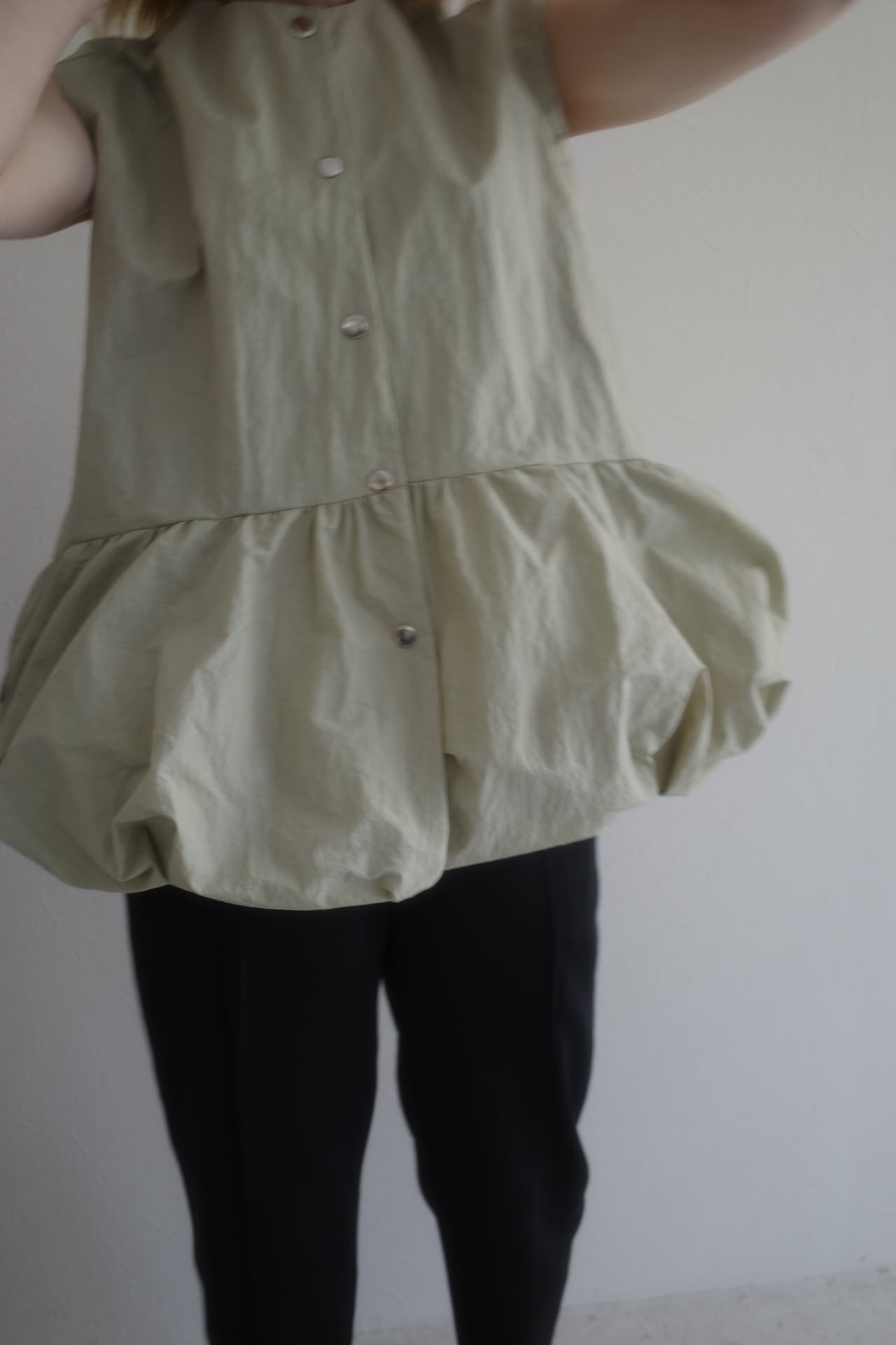 MIZUGIWA balloon peplum giret (beige)