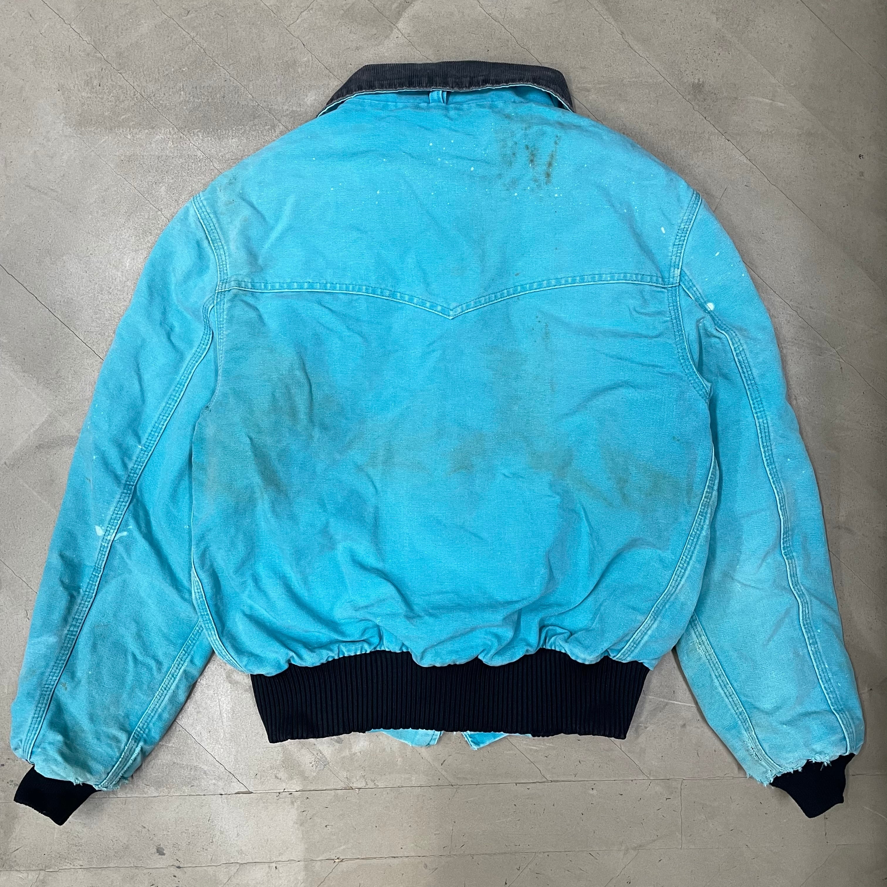 80s 90s carhartt サンタフェジャケット USA カーハート ターコイズ