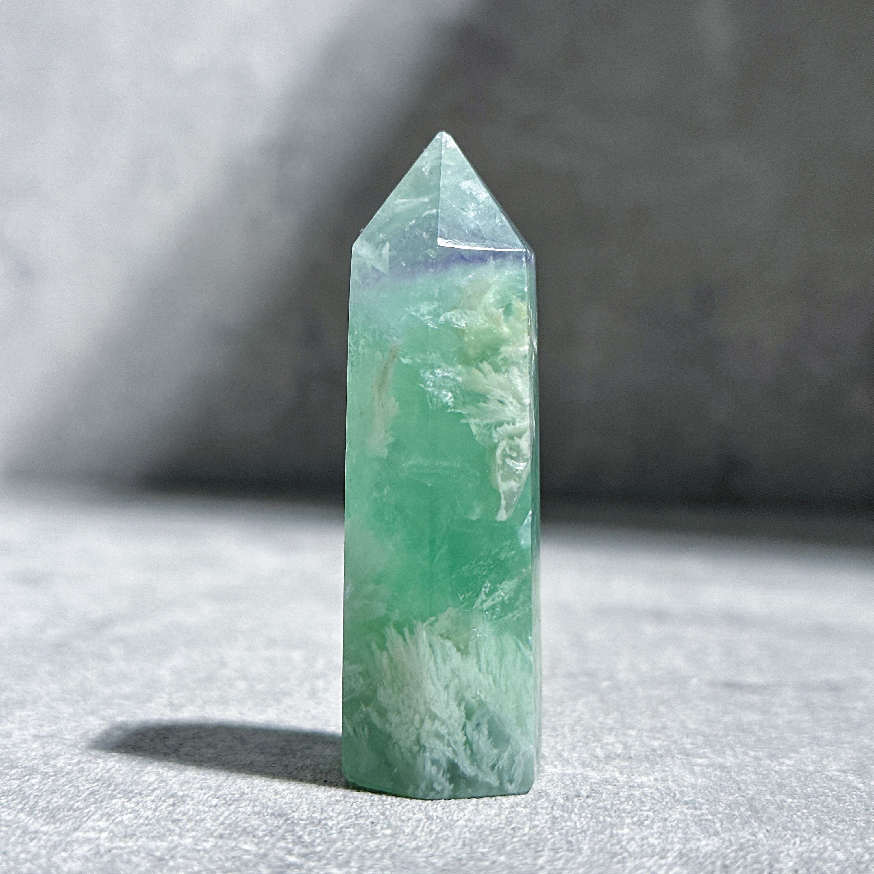 エンジェルフェザーフローライトタワー型61◇ Angel Feather Fluorite