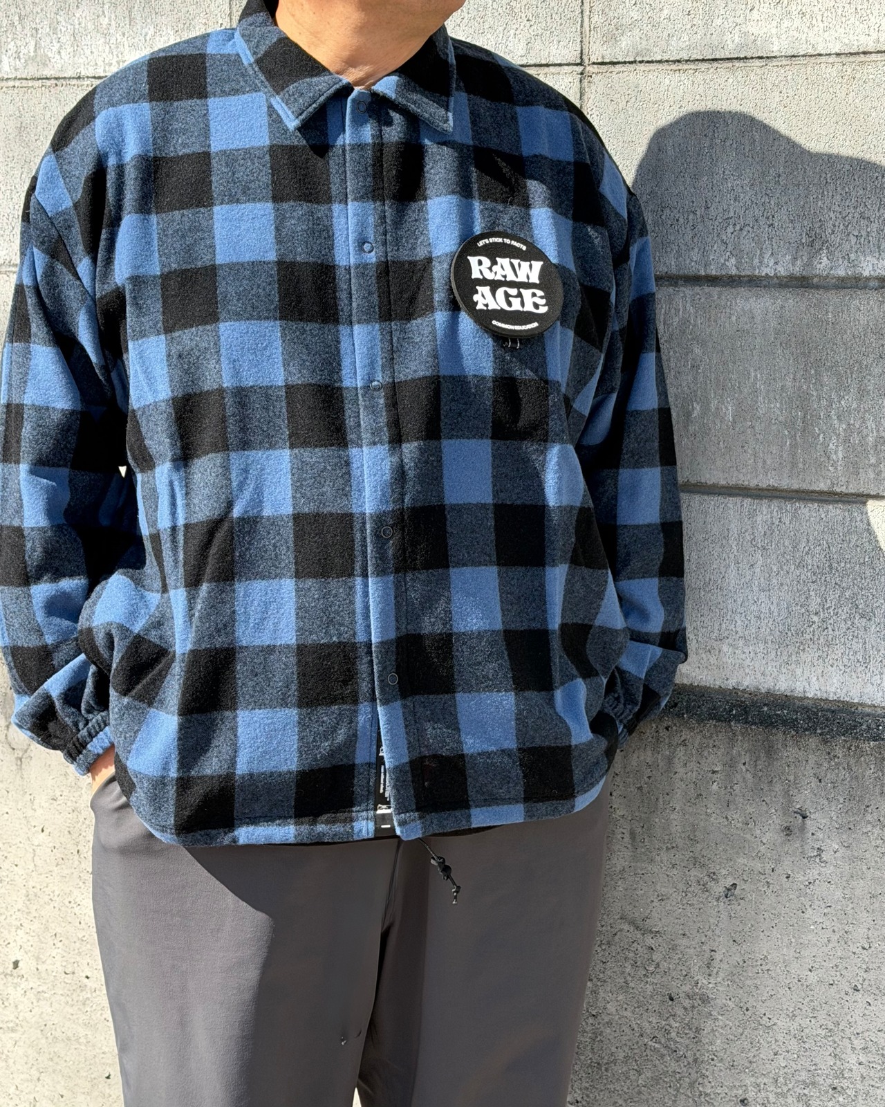 【COMMONEDUCATION UNISEX】WOOL COACH JACKET