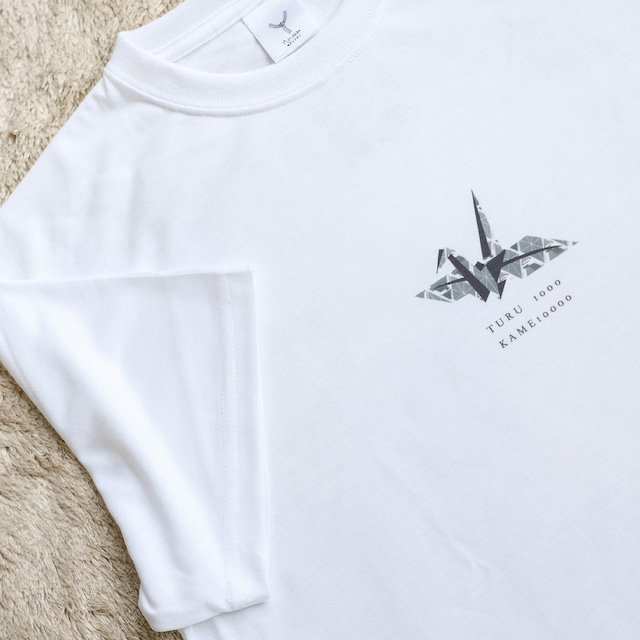 江戸切子Tシャツ（鶴は千年亀は万年）CP-85