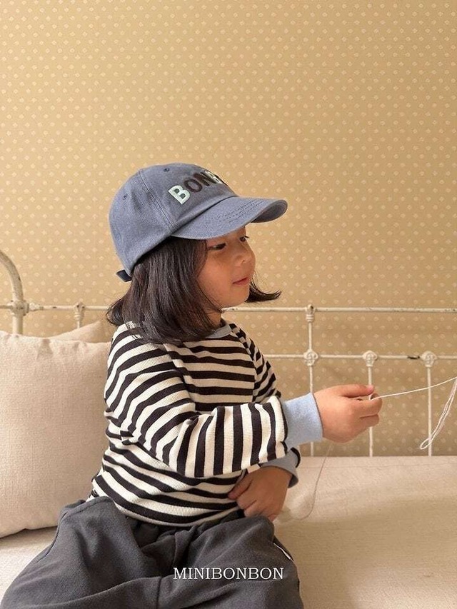 【 MINIBONBON / 予約 】Color striped T
