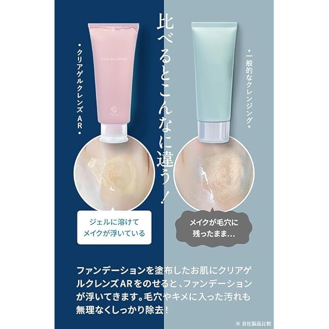 フルリ クリアゲルクレンズAR クレンジングジェル メイク落とし 毛穴