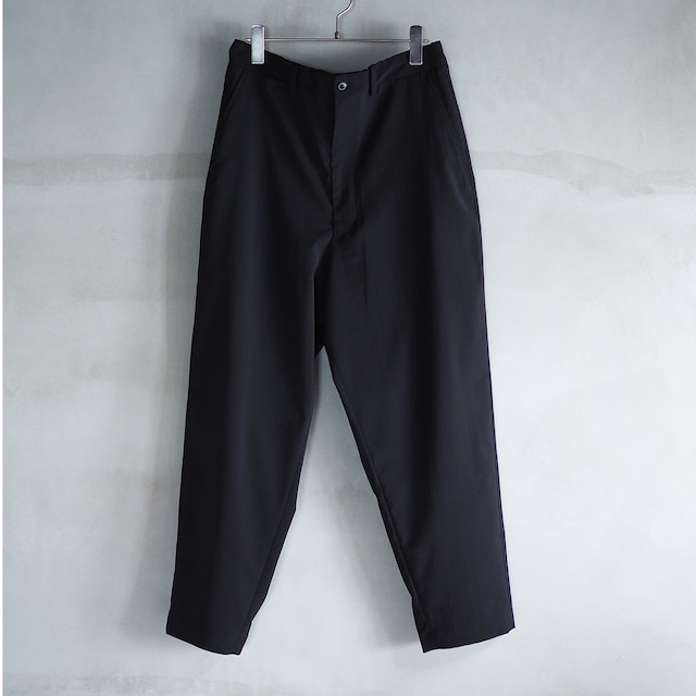 YOKO SAKAMOTO / SUIT TAPERED TROUSERS BLK