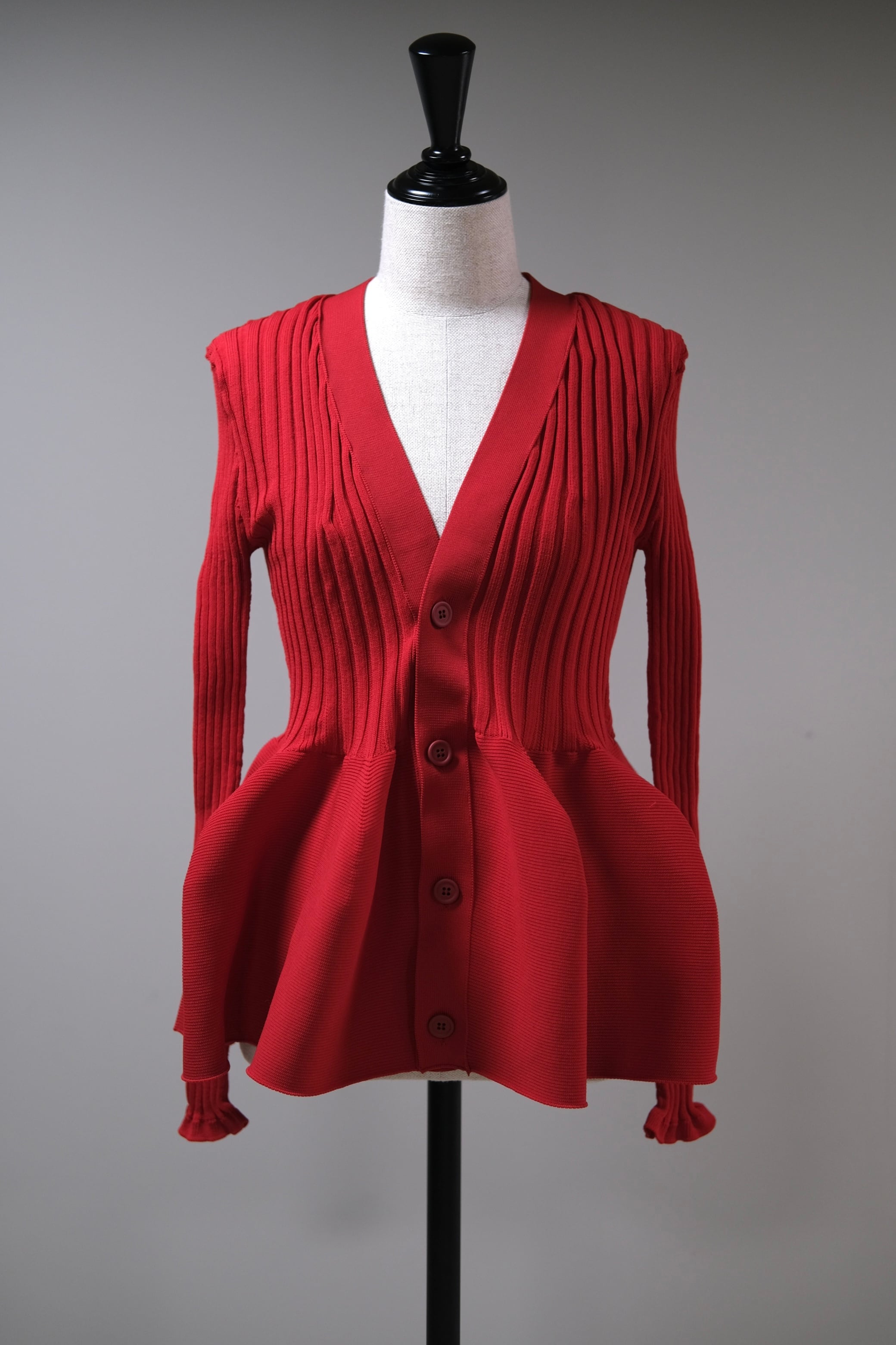 【CFCL】POTTERY CARDIGAN 1 - red | loop powered by BASE