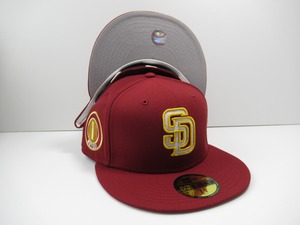 Exclusive NEW ERA 59fifty San Diego Padres　サンディエゴ パドレス　BRICK RED