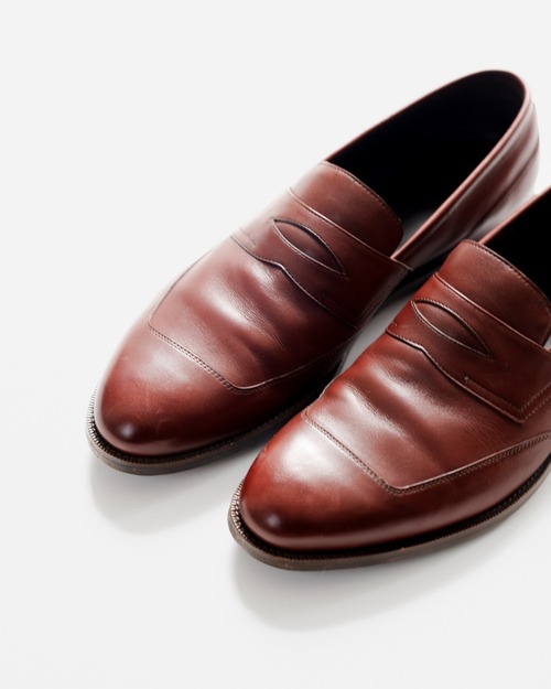 [00's] "Bottega Veneta" Brown Leather Coin Loafer [DEAD STOCK]