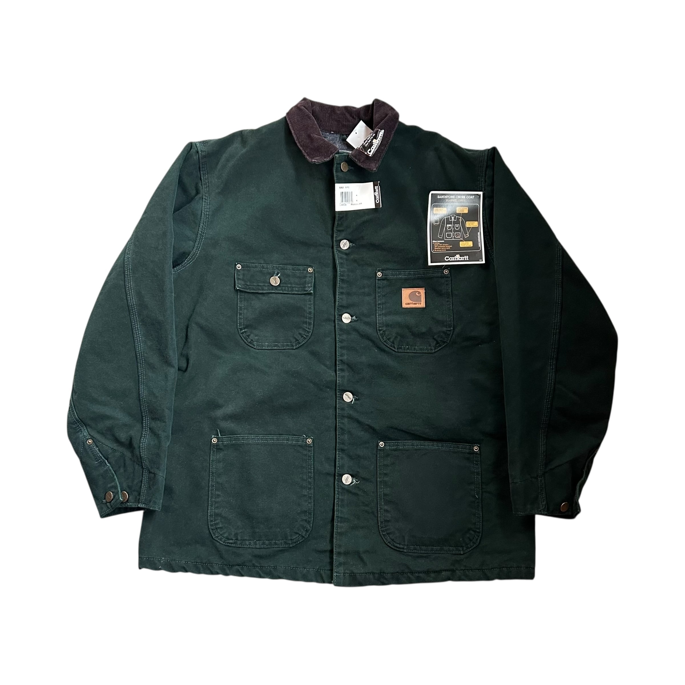 Dead Stock!! 2003s Carhartt "Sandstone Chore Coat BLANKET LINED" SPC