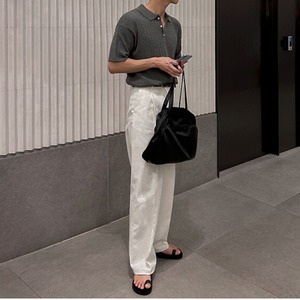 ケーブルニットポロシャツ　MT0080460