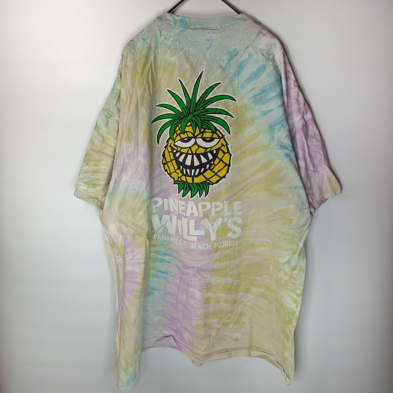 color tone　クルーネック　ダイダイTシャツ半袖　オーバーサイズ　2XL