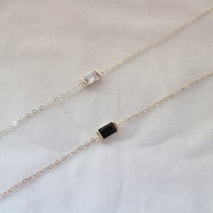 Square zilconia stone bracelet