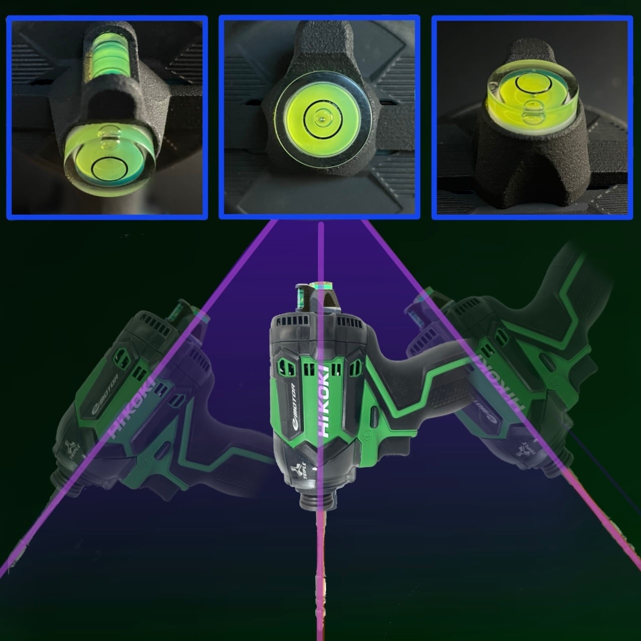ハイコーキ（WH36DC、WH18DC、WH12DCA 専用）コンパクト水平器 | DINO TECH