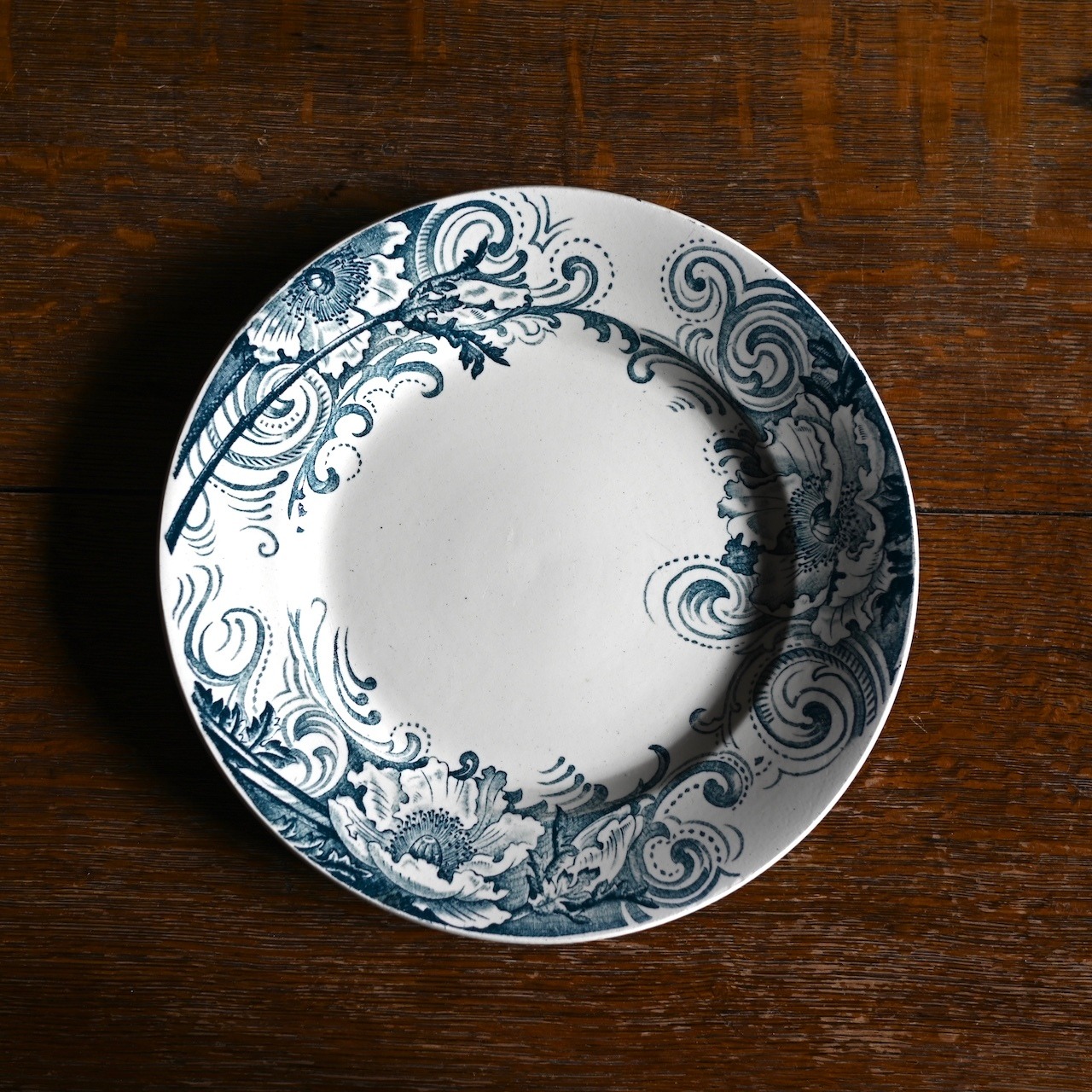 SALINS LES BAINS Plate / サラン レ バン プレート〈 フランス食器・皿・フランスアンティーク・アンティークプレート・ブロカント・ヴィンテージ 〉114165