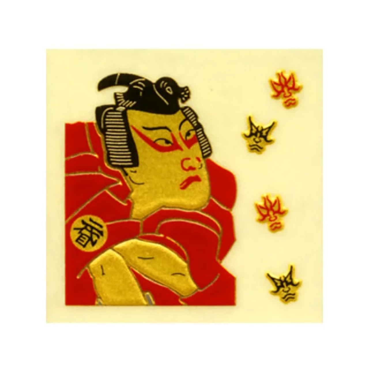 金蒔絵うつし絵「歌舞伎」