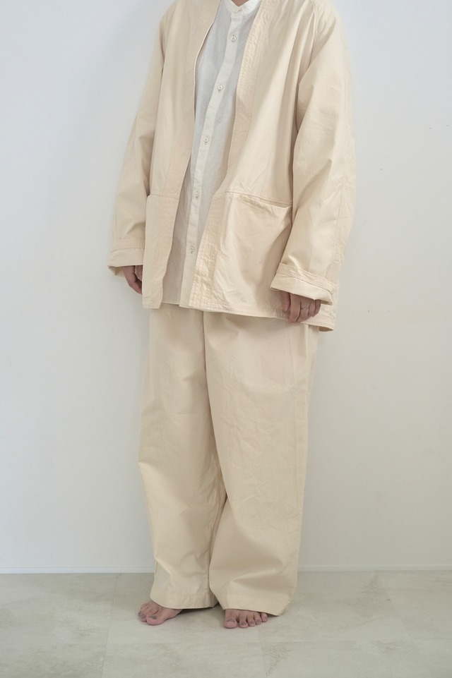 Wide easy pants - Ecru