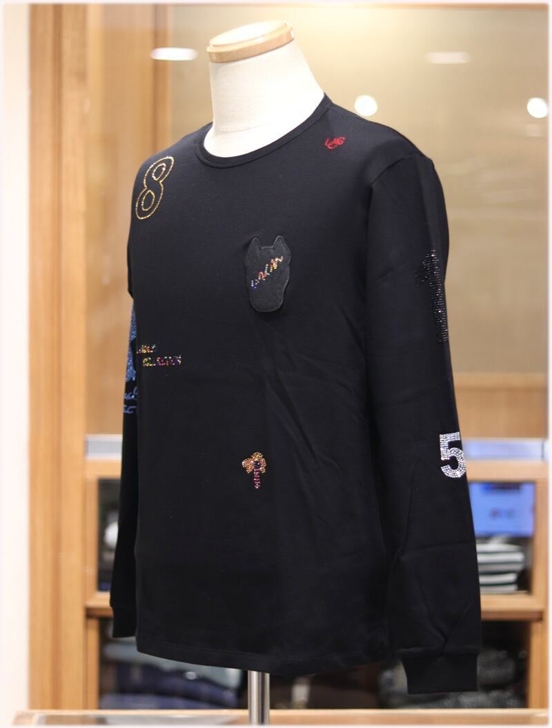 （2枚セット）USUALIS COLLECTION 7 ブラック長袖カットソー ウザリス ‐ USUALIS ‐ | Men's apparel ADAM