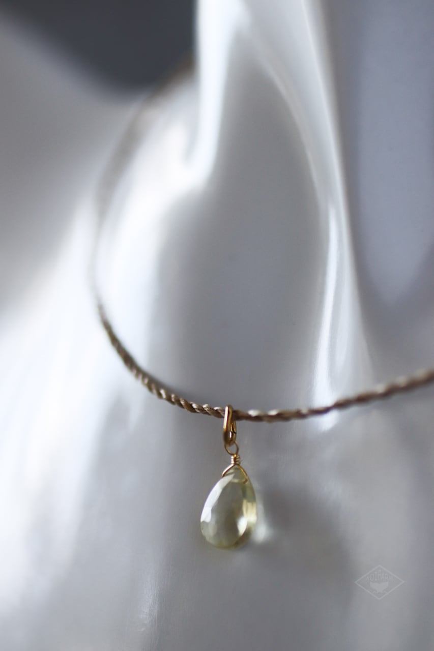 おとぎ話の主人公のネックレス】レモンクォーツ×アダン | AOIFARM
