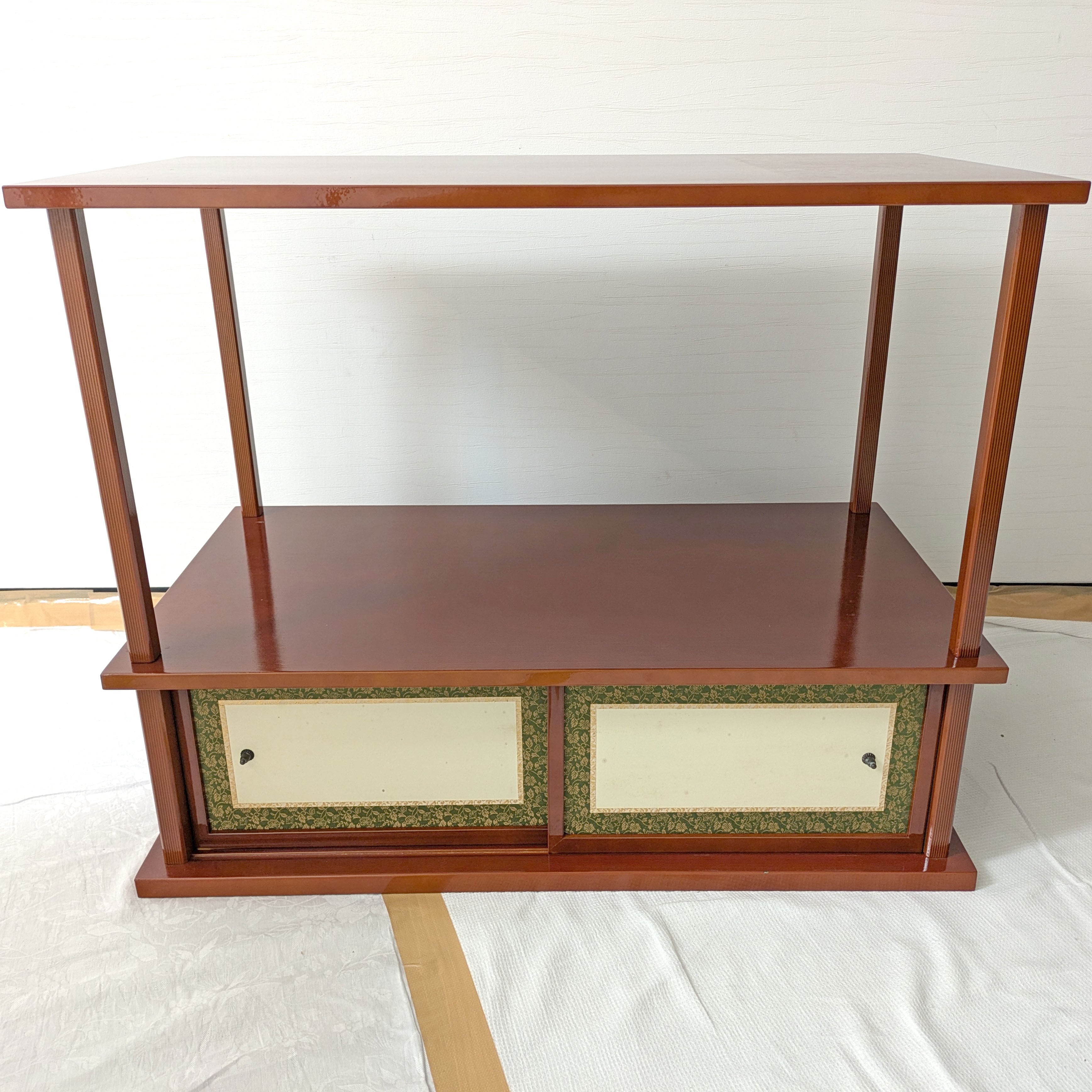 紹鴎棚・春慶塗・組立式・茶道具・No.240810-32・梱包サイズ180 紹鴎棚・春慶塗・組立式・茶道具・No.240810-32・梱包サイズ180