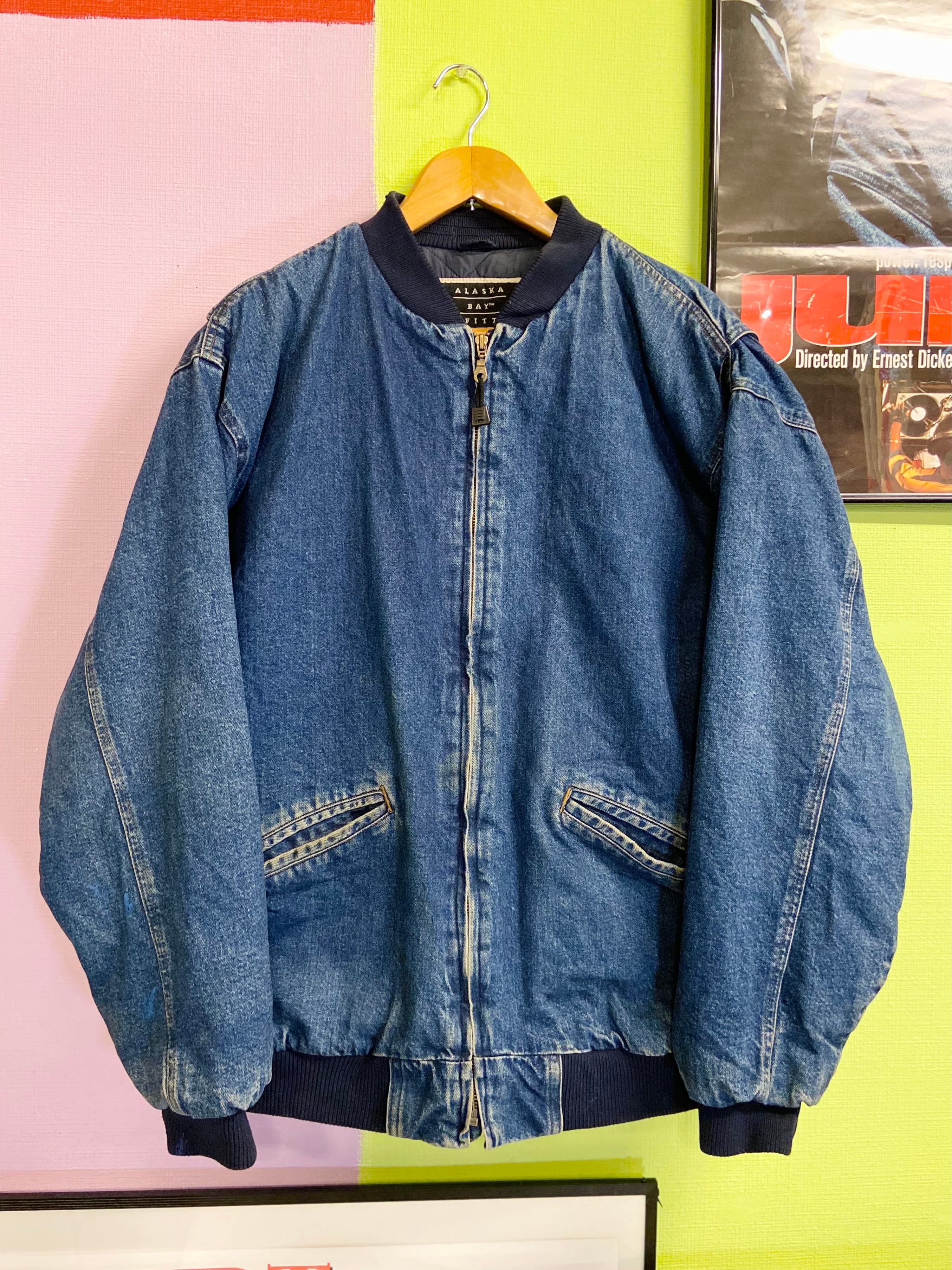 90s ALASKA BAY OUTFITTERS デニム タンカース ジャケット【L
