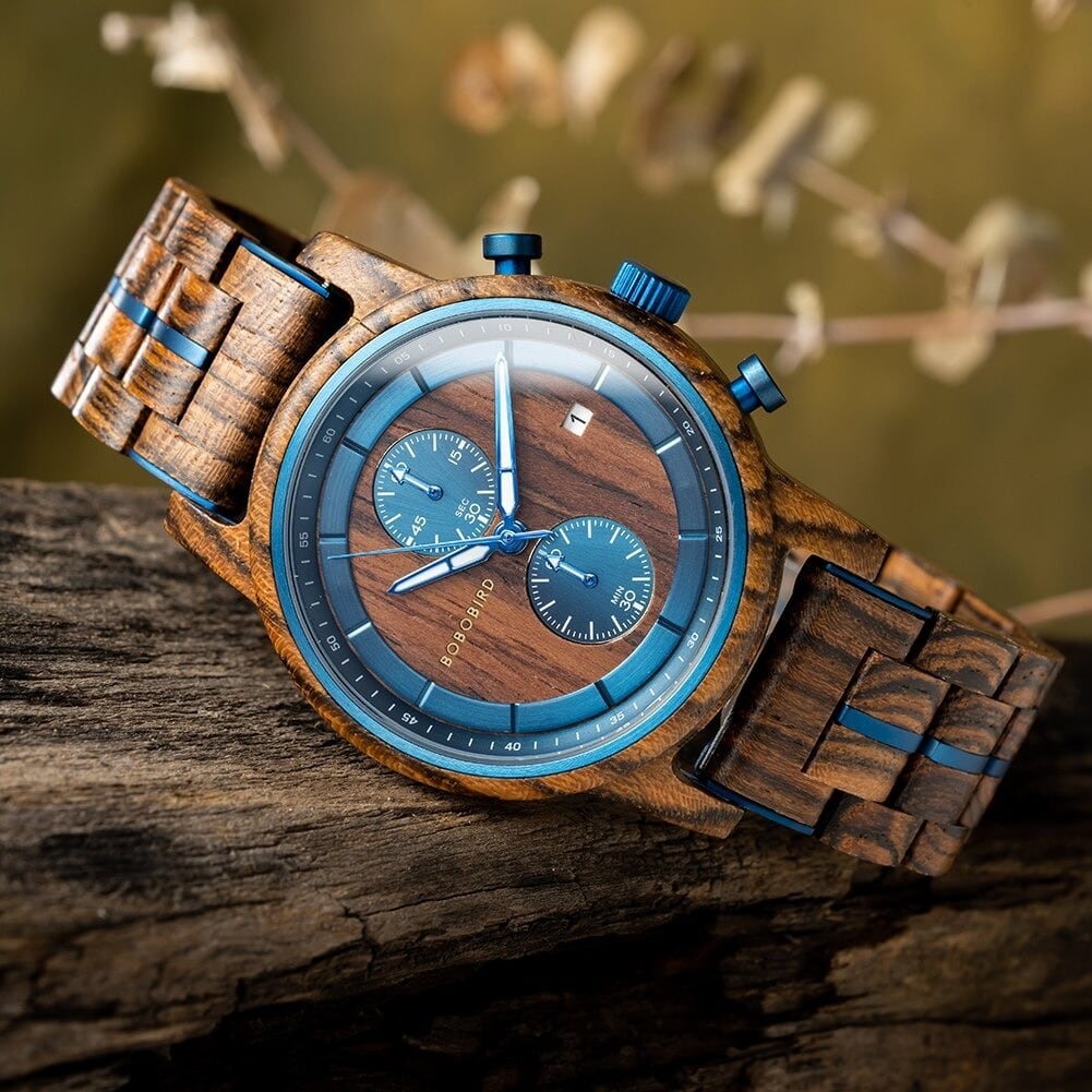 Luxury Wood Quartz Movement Watch【BJ0537】 | BOBO BIRD JAPAN's