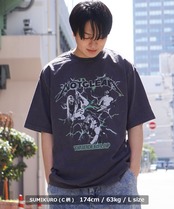 \SALE/◆ストーンウォッシュ グラフィック Tシャツ◆wi-509572