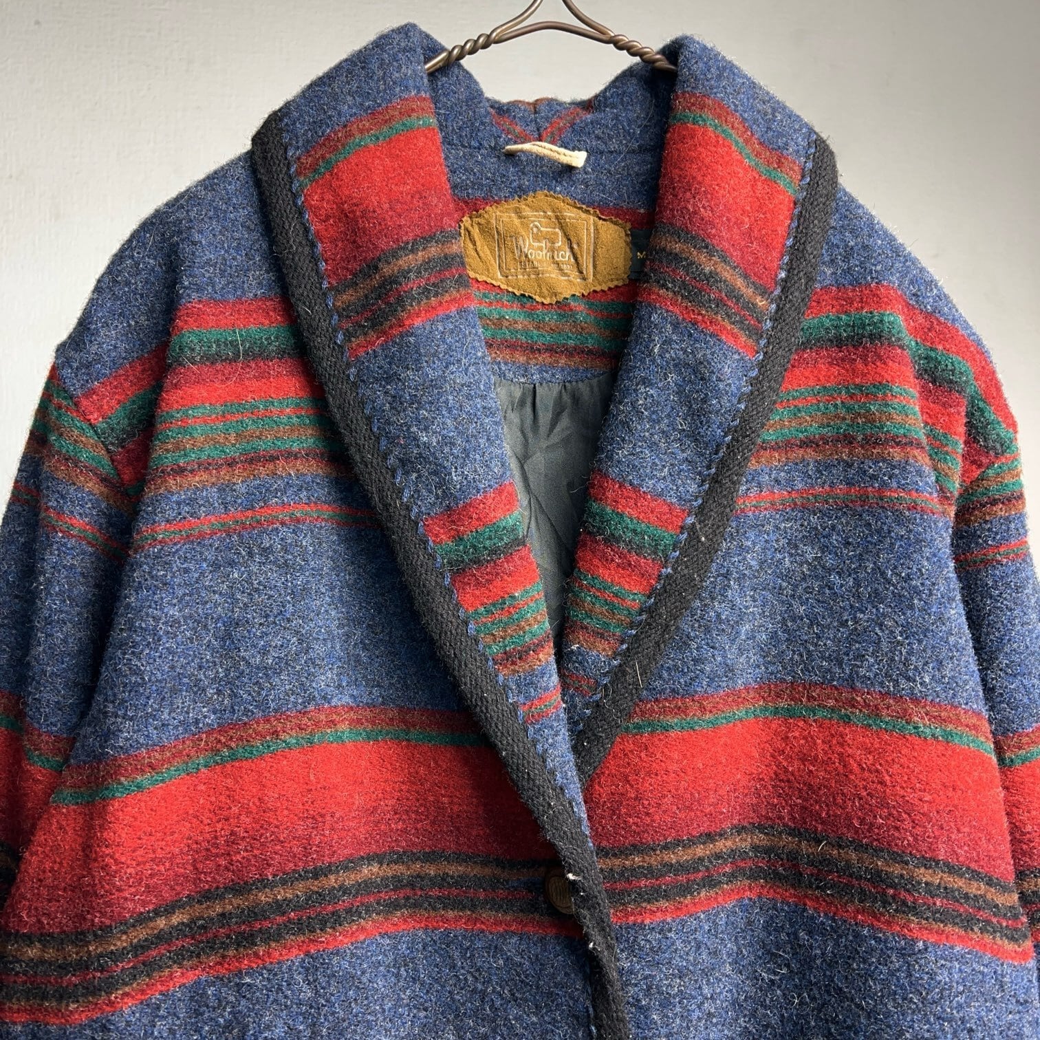 80's Woolrich Shawl Collar Blanket Jacket 80年代 ウールリッチ