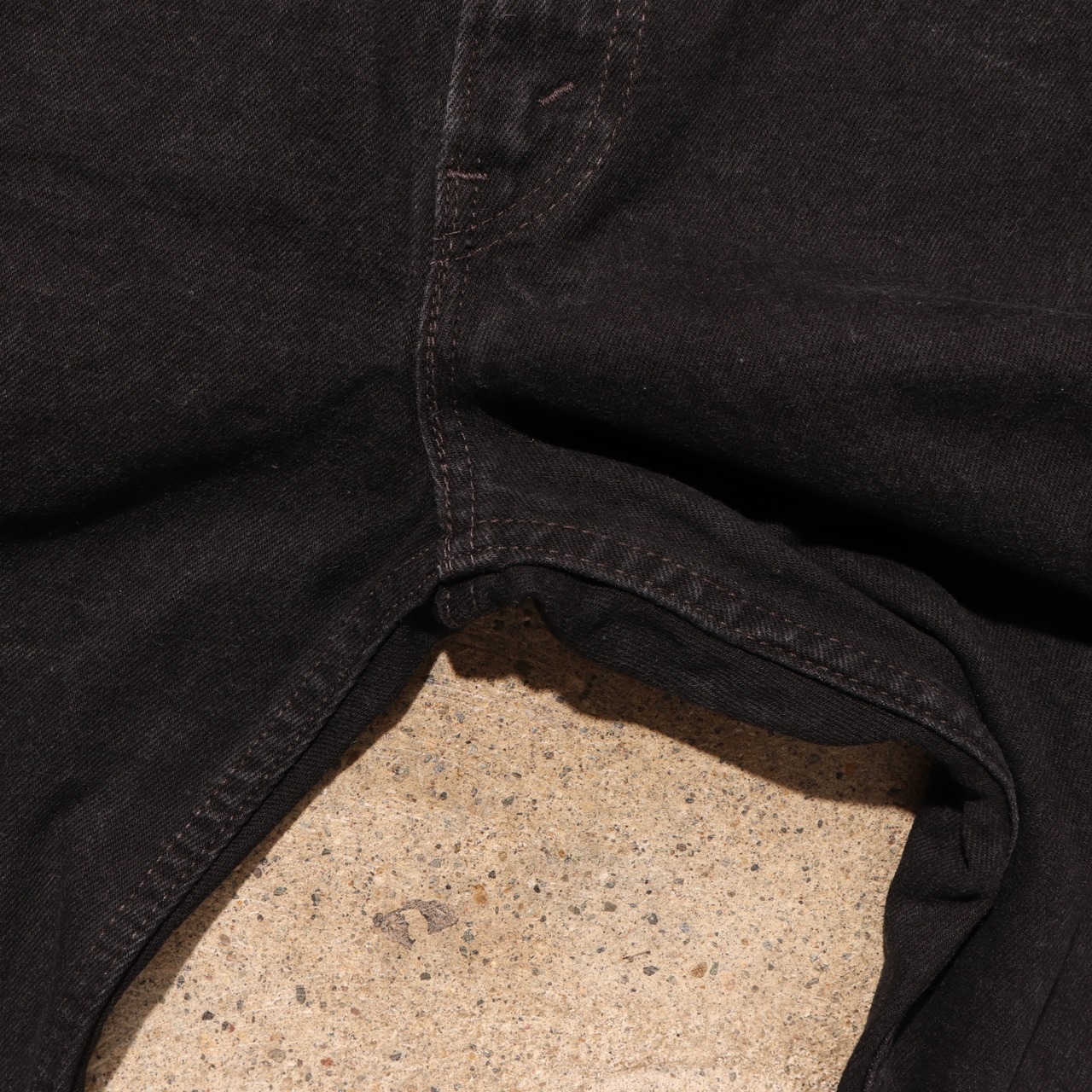 極美品 34×30 Levi’s 505 USA サルファーブラックデニムパンツ リーバイス