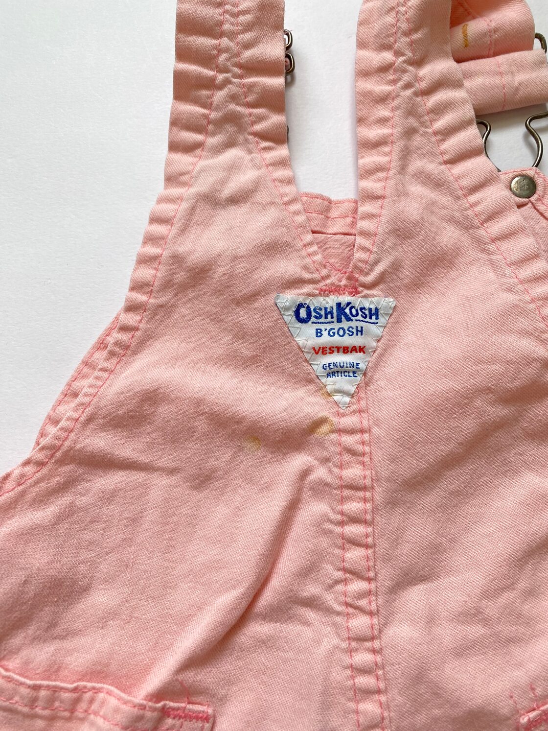 Size 90】 70s USA製 オシュコシュ ショートオール ピンク 