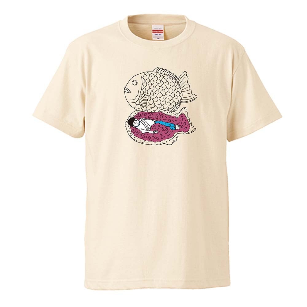 たいやき / Tシャツ / OKAME /  -WHITE / NATURAL / SAND-