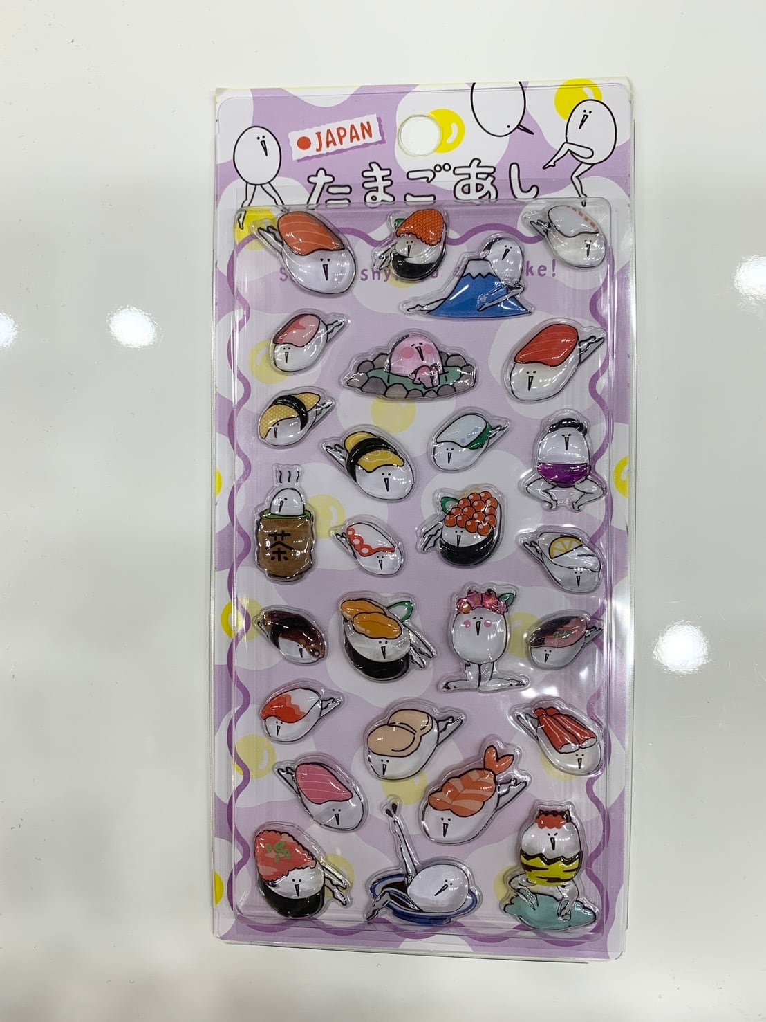 再販】たまごあしぷっくりシール ボンボンドロップシール ぼんぼん