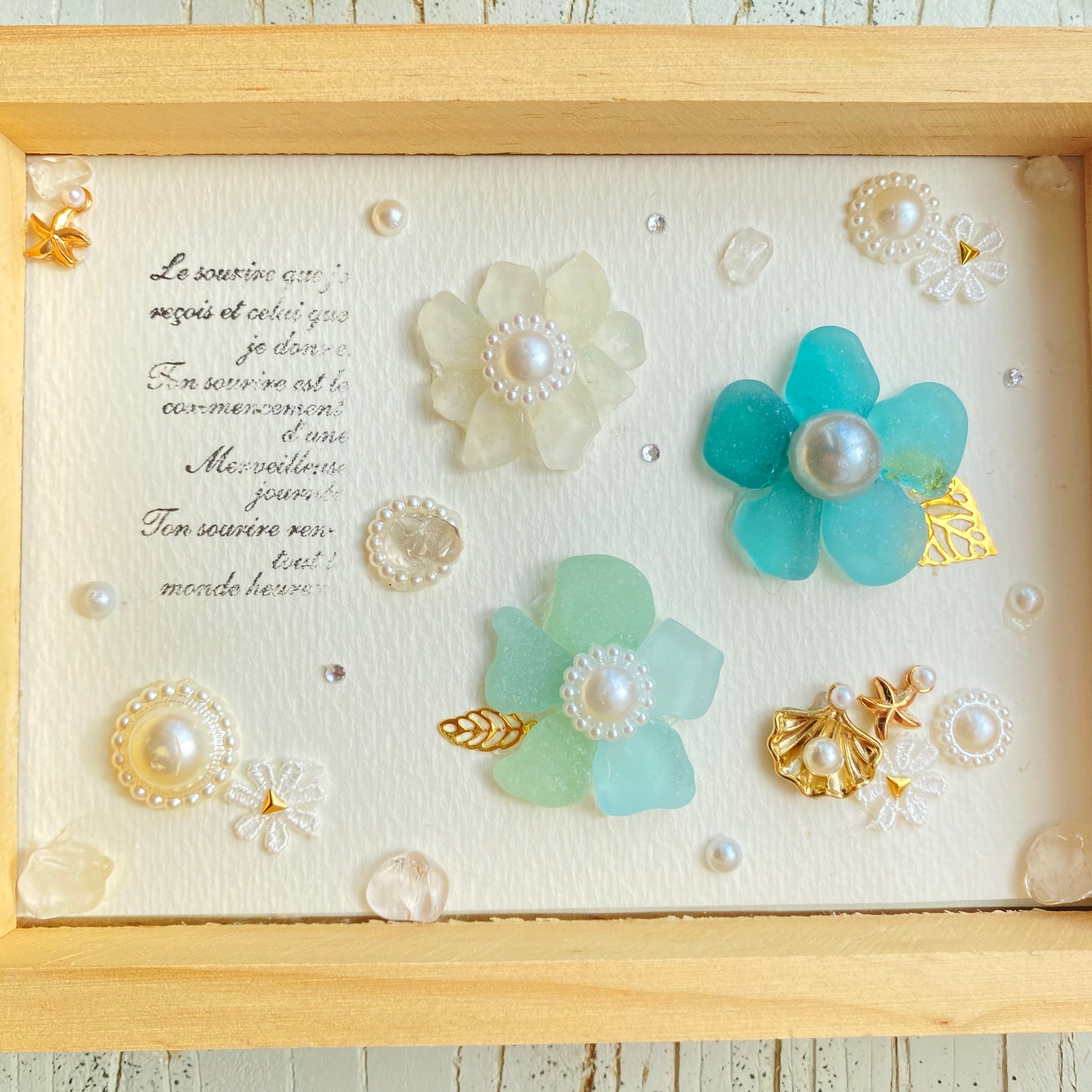 【両面作品】"海に咲くお花たち。"