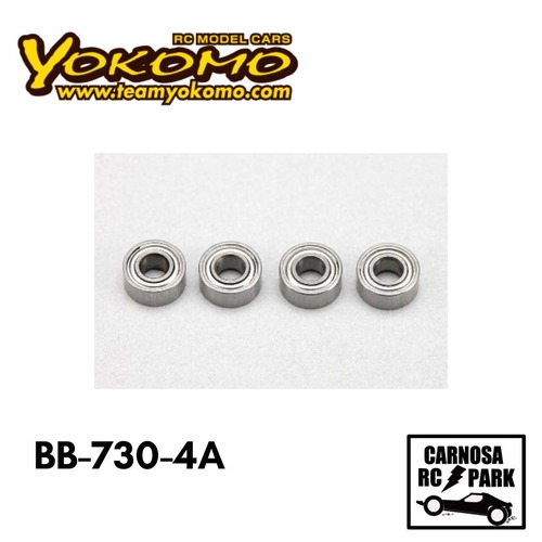 【YOKOMO ヨコモ】ボール ベアリング φ3.0xφ7.0x3.0mm(4個入) [BB-730-4A]