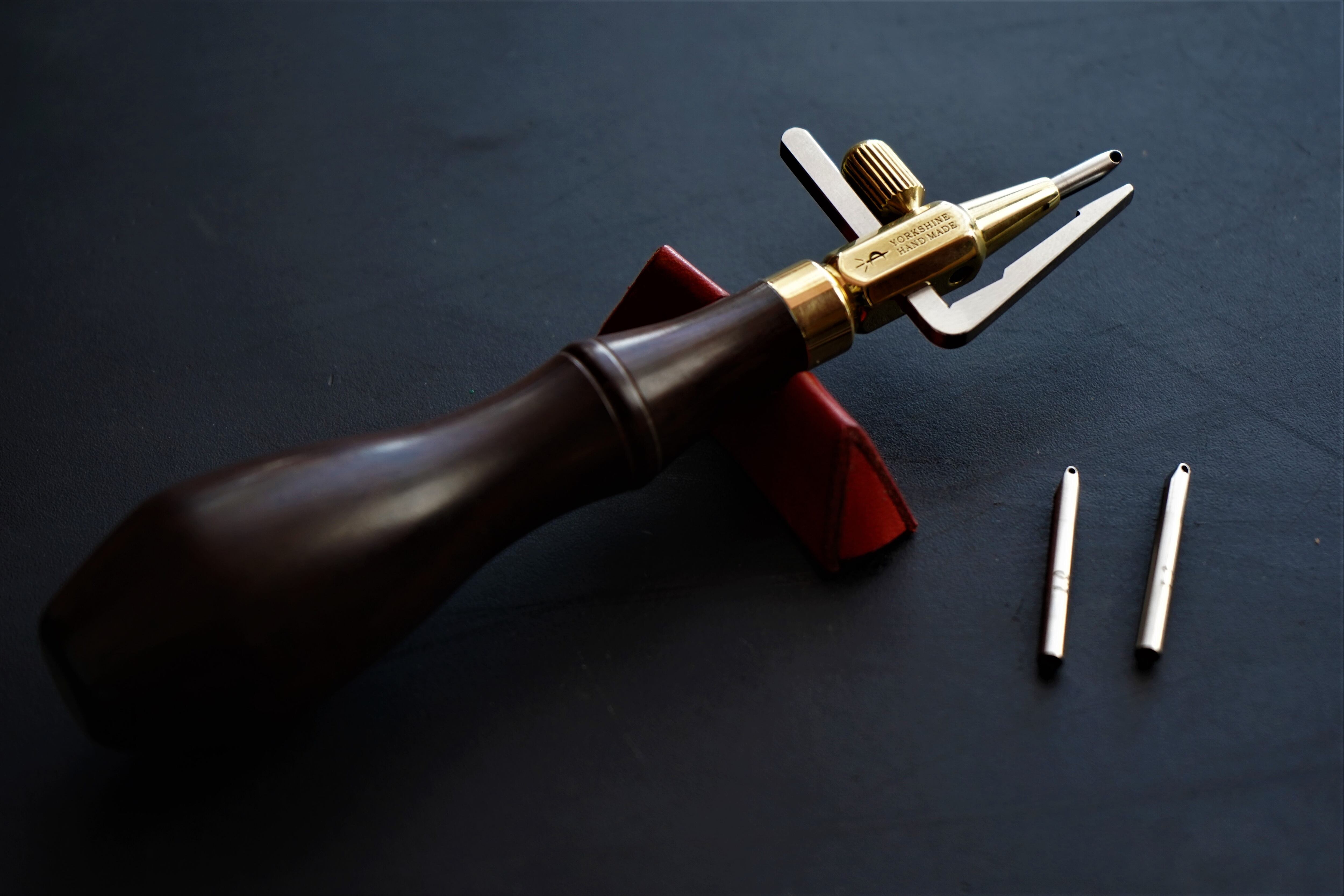 YORKSHINE/アジャスタブル・グルーバー 1.0//1.5/2.0mm 3刃set　 | 革道具MIYAZO powered by BASE