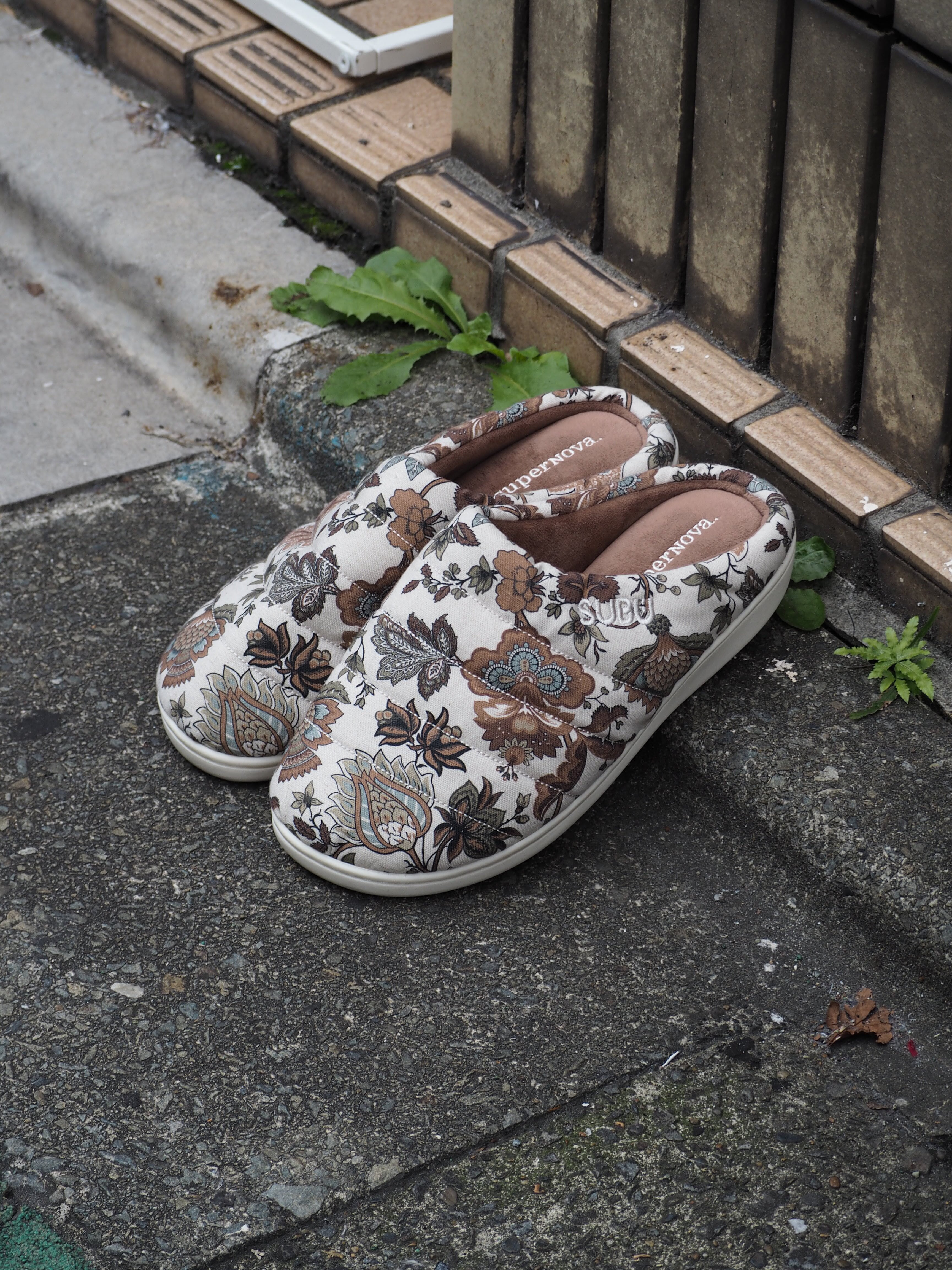 サイズ3のみ】SUBU x superNova. - Flower print / Natural