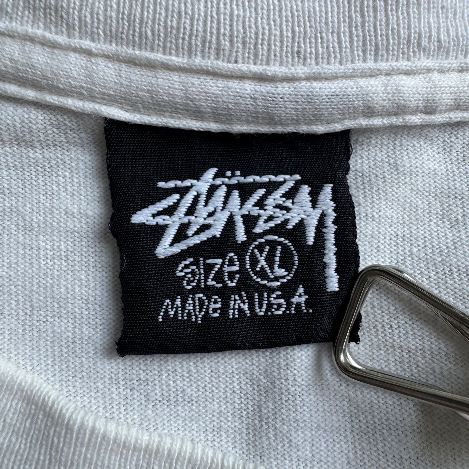 80s - 90s stussy 初期 黒タグ Crown S Logo クラウン ロゴ Tシャツ XL