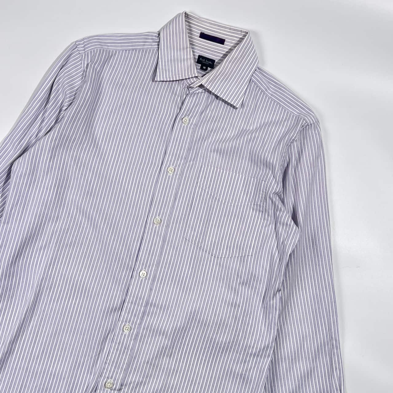 Ermenegildo Zegna エルメネジルドゼニア 総柄 長袖 ワイシャツ ドレスシャツ サイズ 42 16 1/2 /ラベンダー系 メンズ