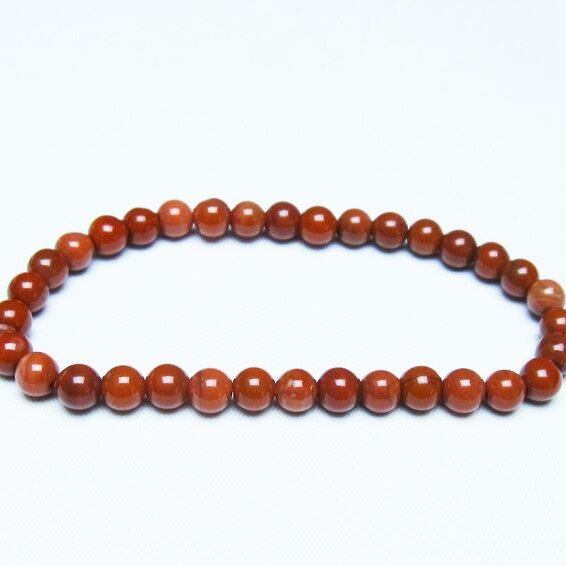 ナンホーンアゲート ブレスレット 6mm アゲート ブレス 一点物 メール便可 [M便 1/10] 111-47497