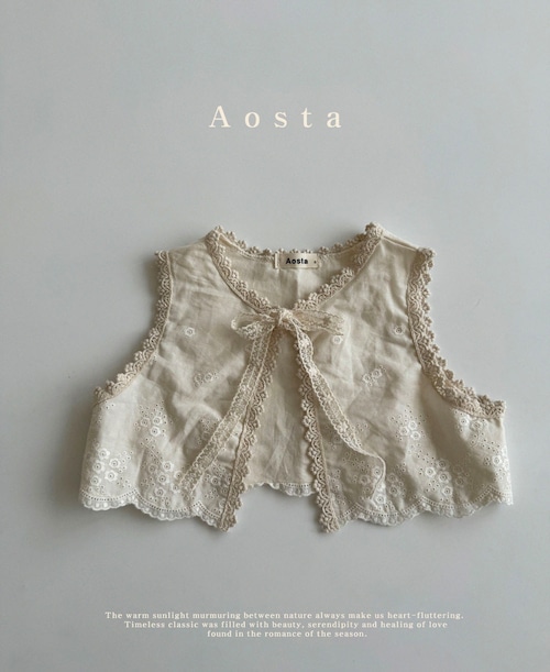 【即納】AOSTA(アオスタ)　ベスト　フリーサイズ