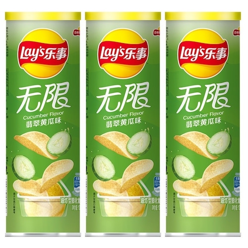 Lay's レイズ ポテトチップス キュウリ(きゅうり)味 3個セット