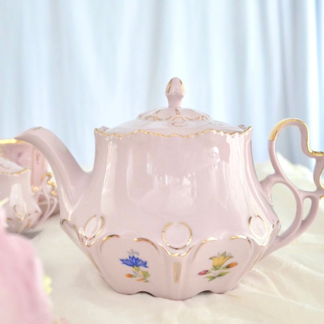 ショドフカップ&ソーサー2客 ショドフホドフ H&C ピンクポーセリン