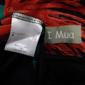フラダンス 衣装 I Mua パウスカート 紐パウスカート ブラック系 日本製 ハワイアンプリント ハワイアンダンス ハワイアン アロハ フラ ダンス レッスン 練習 グリーン系 レッド系 紐スカート シングル スカート 植物柄 華やか 鮮やか かわいい おしゃれ 大人っぽい 上品 リボン