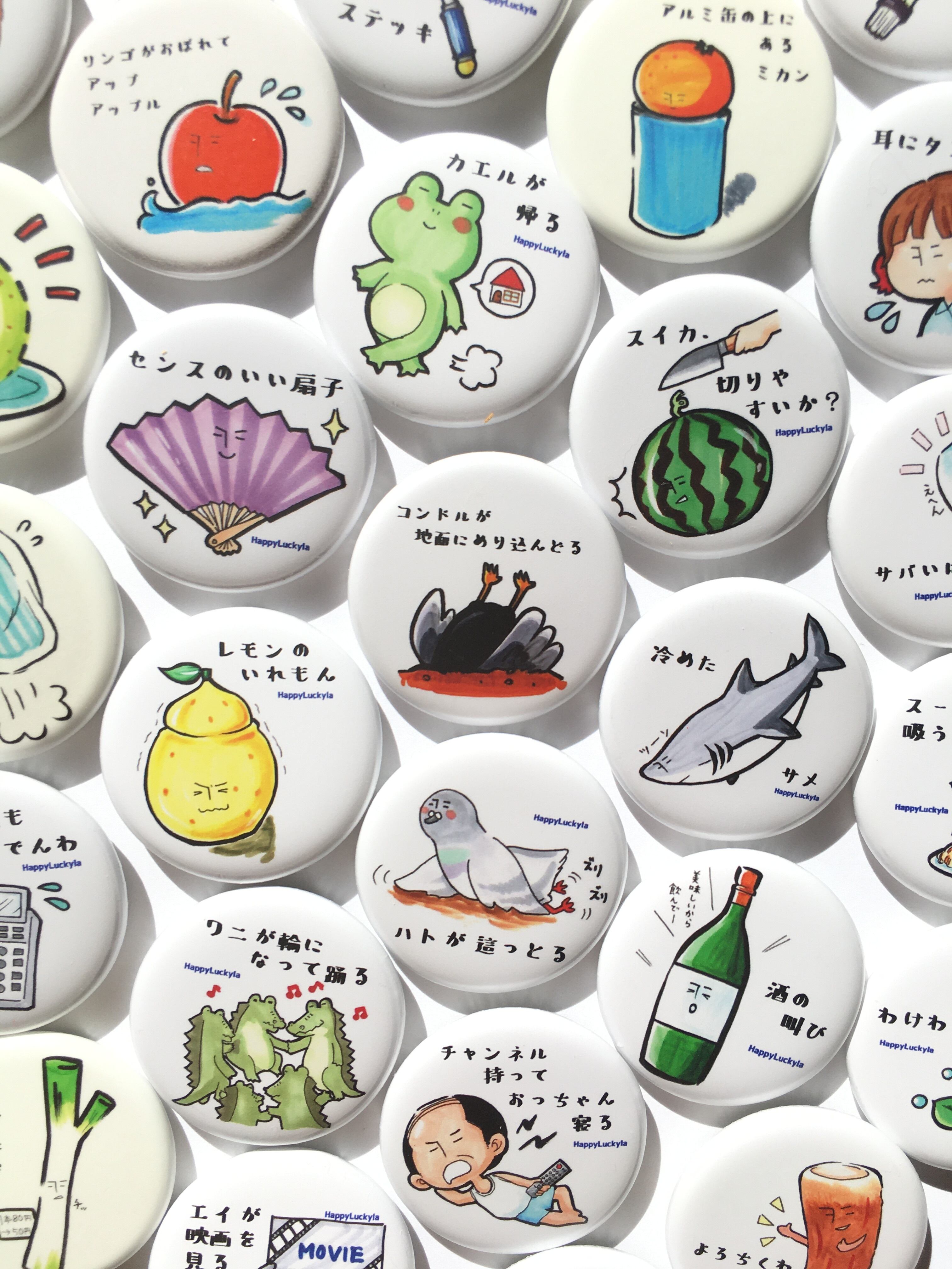 リクエスト出品 缶バッジ6点 リクエスト出品 缶バッジ6点 リクエスト出品 缶バッジ6点