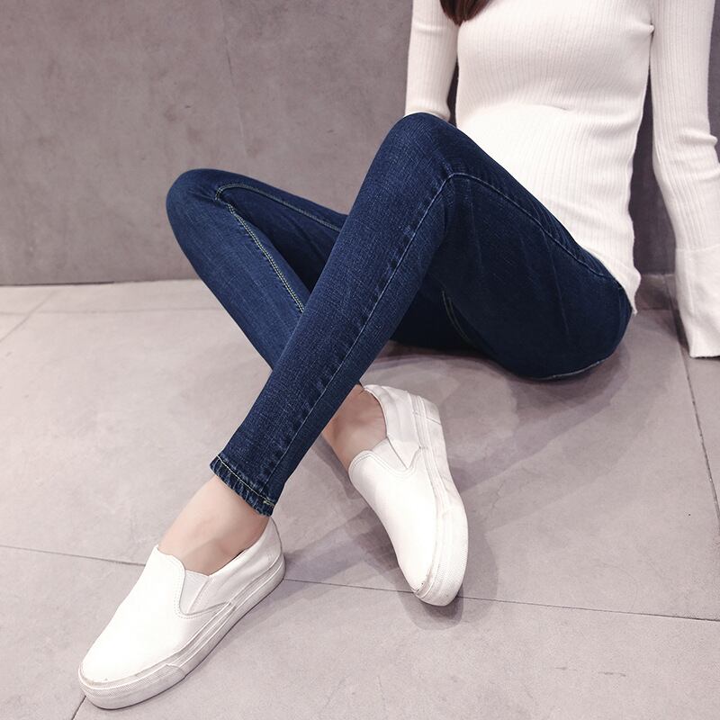 【新作】【送料無料】 マタニティウェア2020春秋新作ファッションデニム破れた足パンツバージョンアウターウェア妊娠中のベリーリフトペンシルパンツ-アリババ スプリング 春物 オータム 秋物 expec295580351867