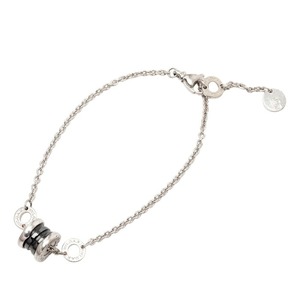ブルガリ セーブザチルドレン SM ブレスレット シルバー ブラック SV925 シルバー セラミック レディース BVLGARI 【中古】